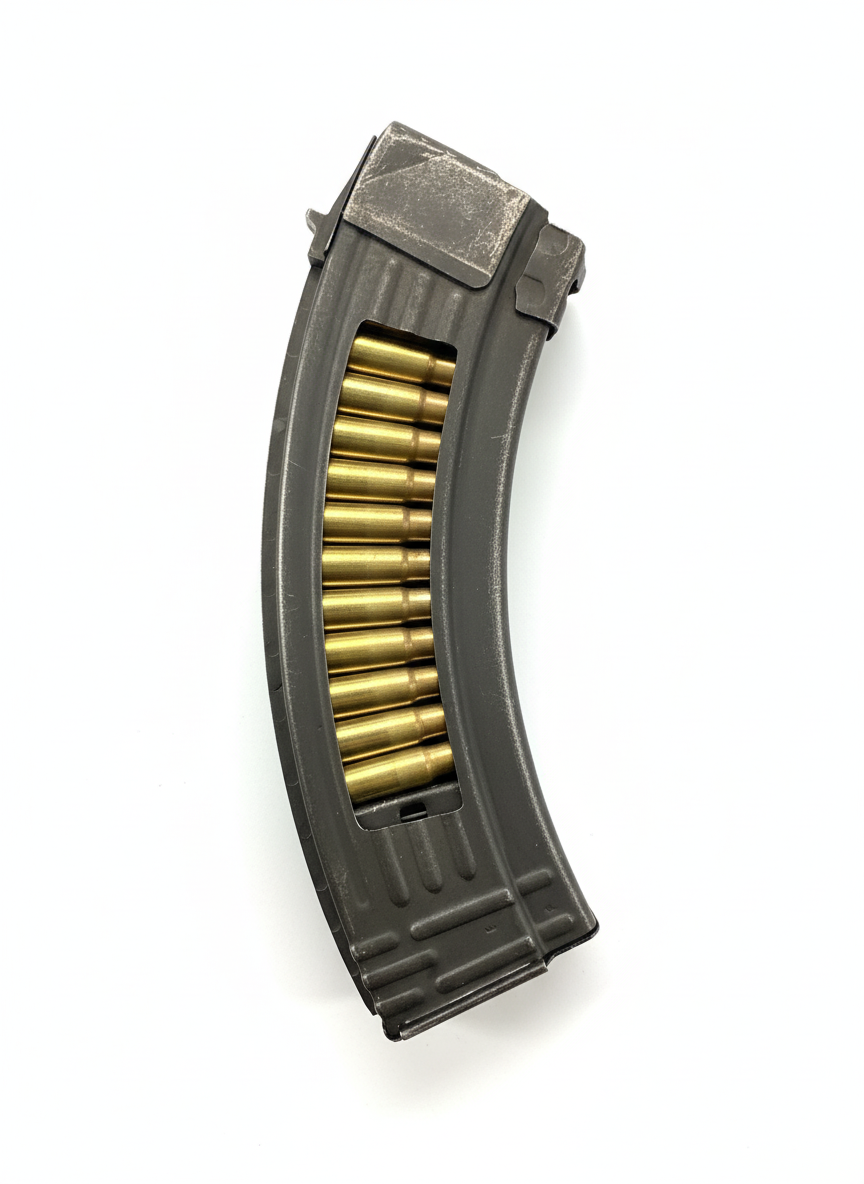 7.62×39 AK Dual-Window Banana Magazine — image 2